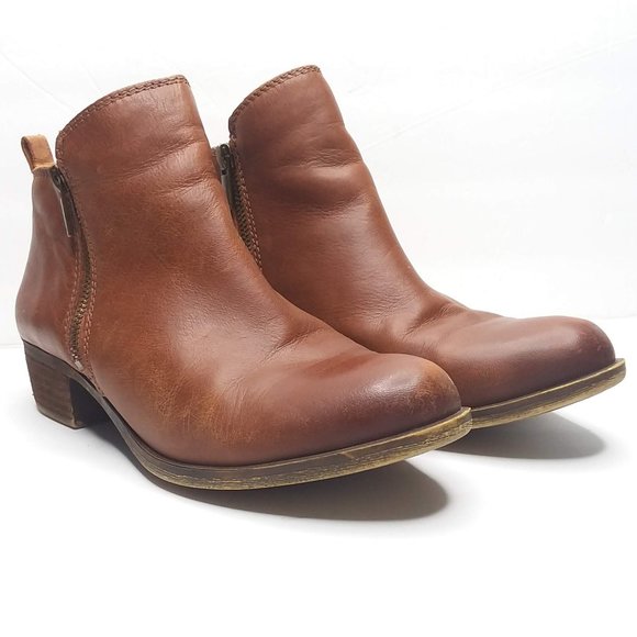 Lucky Brand Shoes - Lucky Brand's Basel Booties in Toffee sz 8M